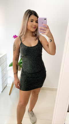 Vestido Lurex Alcinha na internet