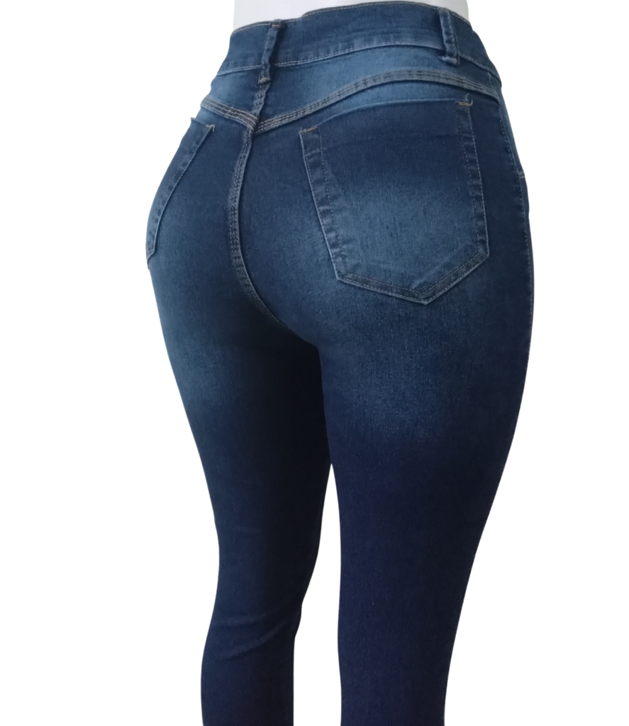 Calça Jeans Feminina com Lycra Cintura Alta