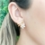 Ear Cuff Flor Cristal