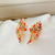 Brinco Ear Cuff Cravejado Colorido