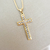 Colar Crucifixo Cravejado - comprar online