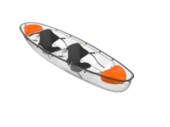 KAYAK TRANSPARENTE