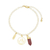 PULSEIRA ELEMENTO FOGO | FOLHEADO A OURO 18K