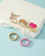 Set pink rings - comprar online