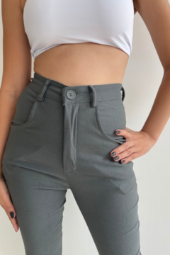 CALÇA SOCIAL TERAZZA CINZA - comprar online