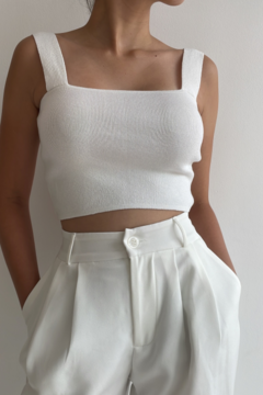 CROPPED SICÍLIA OFF WHITE