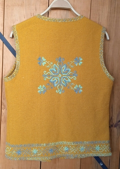 CHALECO AMARILLO DE ESTAMBRON DAMA, TALLA 34 - comprar en línea