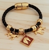 Pulseira Couro Cavalos