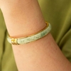 Bracelete Verde Marmorizado