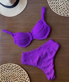 Biquíni Mônaco Calcinha Hot Pants Roxo