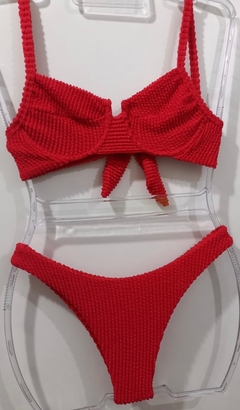 Biquini Mônaco Asa Delta Vermelho - GlamourStoreRP