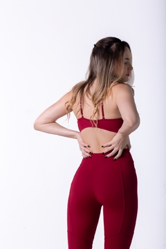 Top Tule Vermelho Carmim - comprar online