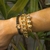 Pulseira Esferas Dourada - comprar online