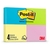 Bloco de Notas Adesivas Post-it com 4 Cores Neon - 3m