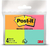 Bloco de Notas Adesivas com 4 Cores Tropical Post It