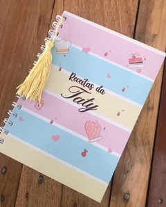 Caderno personalizado de receitas 15x20 cm - comprar online