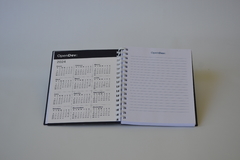 Cuaderno tapa dura full color con calendario