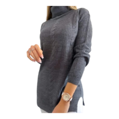 Sweater Tejido Cuello Alto - comprar online