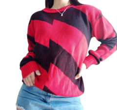 Sweater Combinado Dos Colores