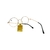 REDONDO HASTES MOLA GOLD - Comprar óculos de sol e de grau | A Gratidão - Ótica & Eyewear