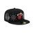 New Era Black Miami Heat Paisley 59FIFTY