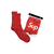 Supreme Hanes Socks Red (1 Par)