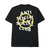 Anti Social Social Club x Fragment Yellow Bolt Tee (FW19) Black