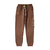 Drew House Brown Cartoon Font Logo Pants