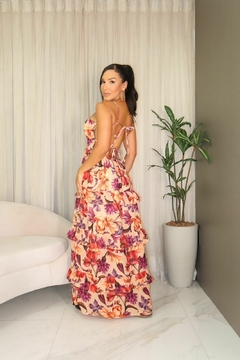 Vestido Floral Vibrante - comprar online