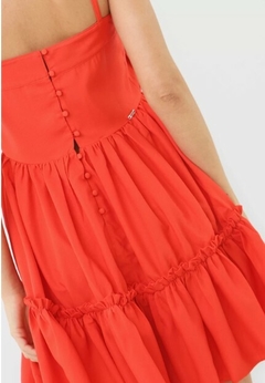 VESTIDO CURTO BABADO | LANÇA PERFUME - comprar online