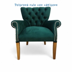 Poltronas rulo con Capitoné