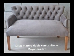 Sillón Matero Doble con Capitoné