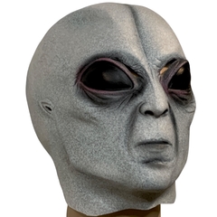 Máscara ET Alien Realista - Extraterrestre - Alienígena - ET - em Látex - A pronta-entrega | Modelo Grey Gray Cinza | Item de Terror Horror Fantasia Halloween Cosplay e envio imediato na internet