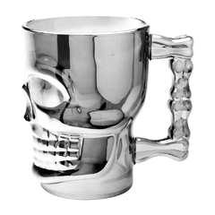 Caneca Caveira Premium/Vidro Cromado - (Skull Mug) 500 ml - comprar online