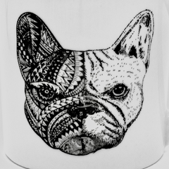 Caneca Cachorro Geométrico - Buldogue - comprar online