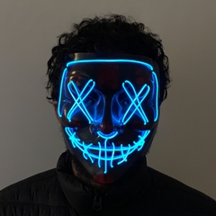 Máscara Efeito Neon ( Acende LED ) - Máscara Premium