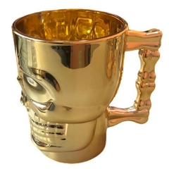 Caneca Caveira Premium/Vidro Cromado - (Skull Mug) 500 ml - comprar online