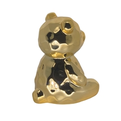 Imagem do Enfeite Urso em Cerâmica Cromada - Cores