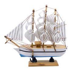 Barco Clássico Decorativo em Madeira - Sea House - comprar online