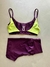 Conjunto Fitness Berinjela e Lima - Top Slim e Short Box na internet