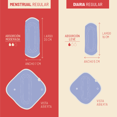 Menstrual Regular Pinceles en internet