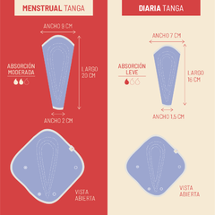 Menstrual Tanga Terrazo - Balsámicas