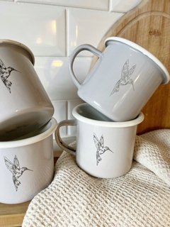 Mug enlozado Colibri