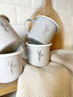 Mug enlozado Colibri - comprar online