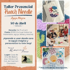 Taller de PUNCH NEEDLE para principiantes - MATERIAL INCLUIDO - 20 de Abril 2024