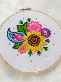 Flowers mandala - SMALL on internet