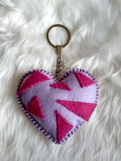 Lilac and Pink Heart on internet