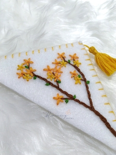 Yellow Little Flowers Bookmark on internet