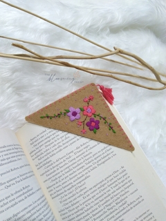 Three Flowers Bookmark