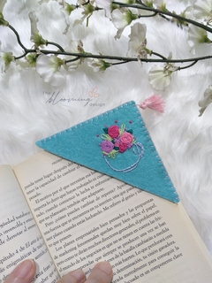 Mug with Flowers Bookmark